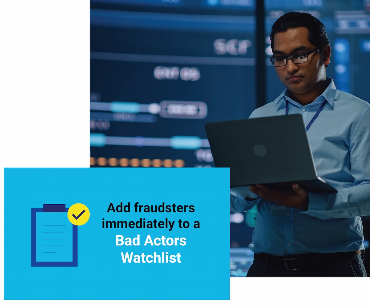 Fraud shield uses advanced fraud detection to discover and protect against bad actors.
